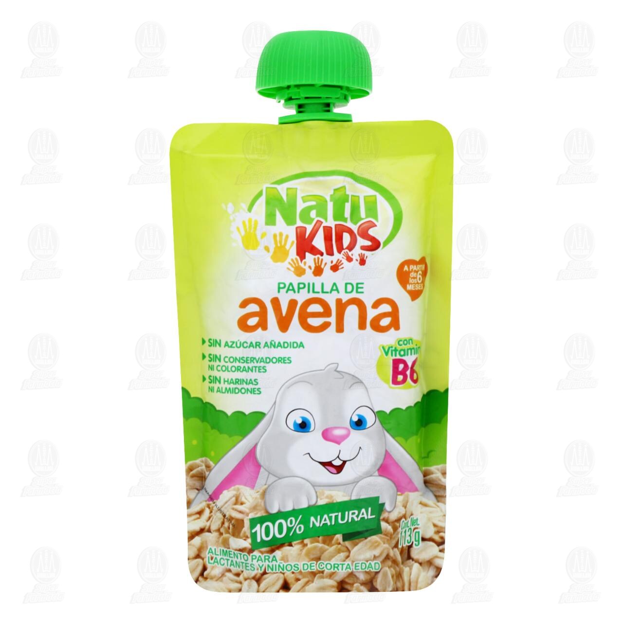 Papilla Natu Kids de Avena (A Partir de los 6 Meses), 113 gr.