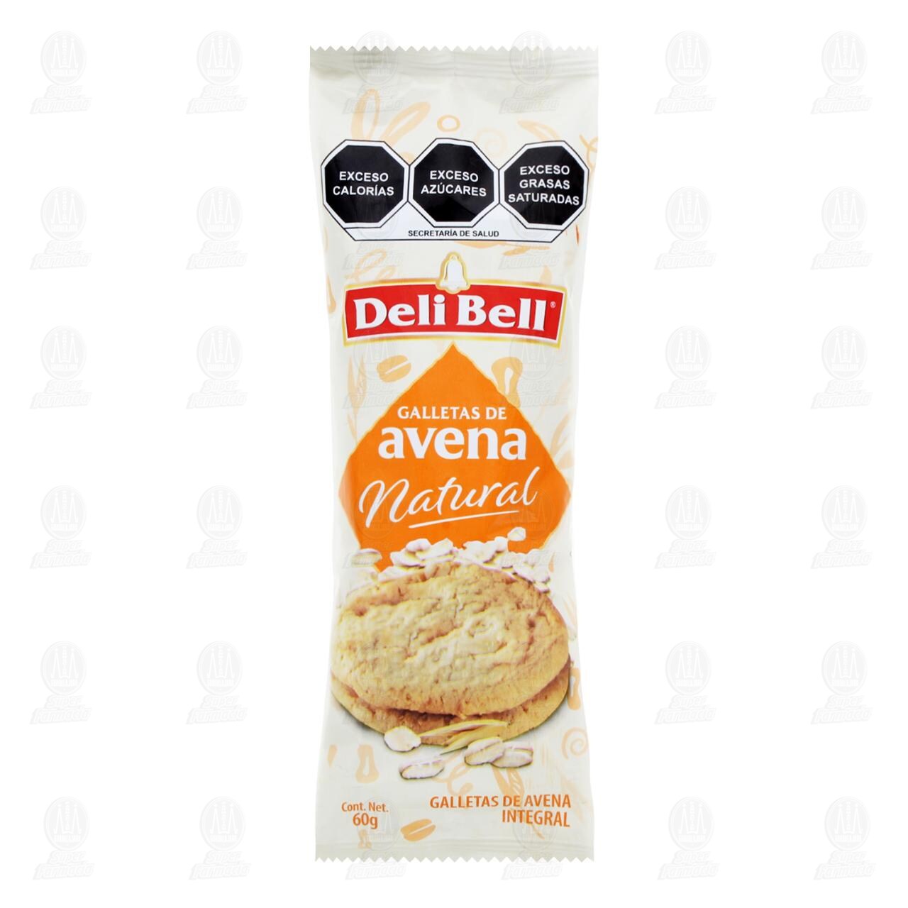 Galletas de Avena Deli Bell Natural, 60 gr. image number 0
