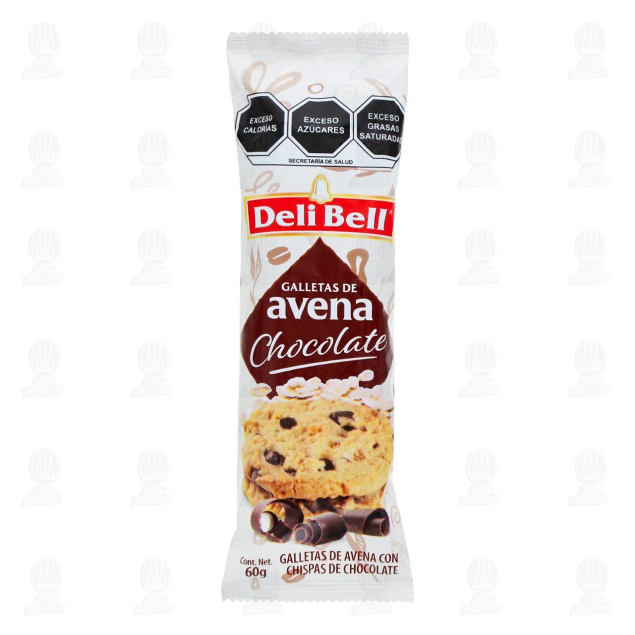Imagen para Galletas de Avena Deli Bell con Chocolate, 60 gr.