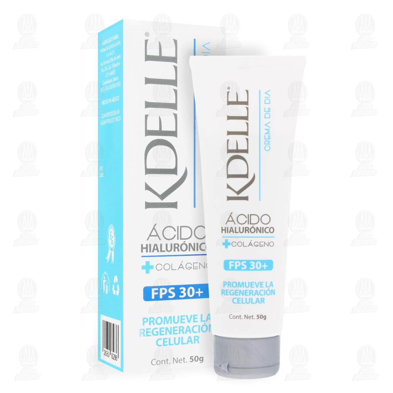 Crema de D&iacute;a Kdelle con &Aacute;cido Hialur&oacute;nico FPS30+, 50 gr. image number 2