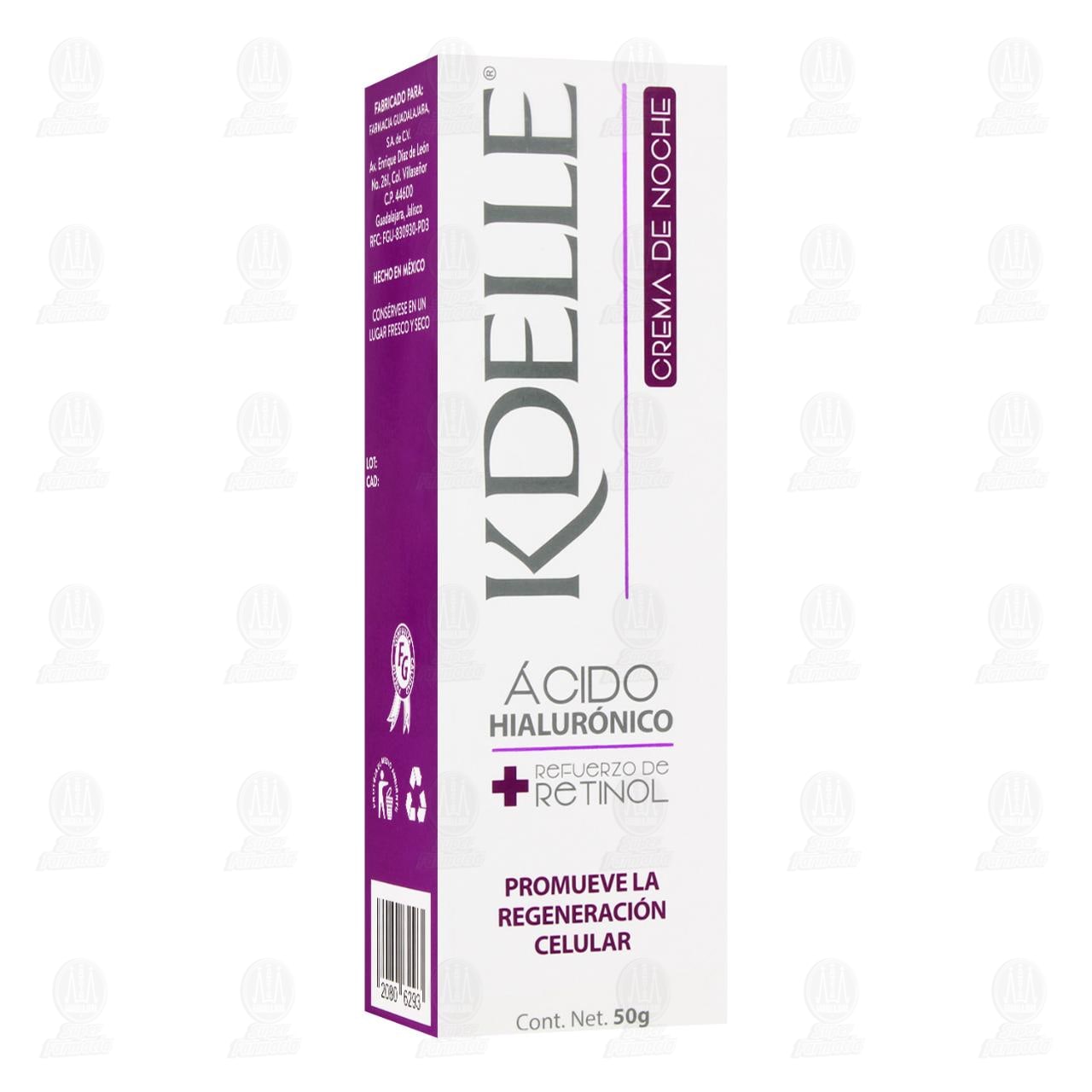 Crema de Noche Kdelle con &Aacute;cido Hialur&oacute;nico, 50 gr. image number 0