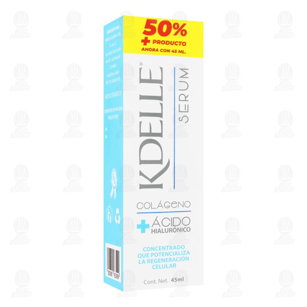 S&eacute;rum Kdelle con &Aacute;cido Hialur&oacute;nico, 45 ml.