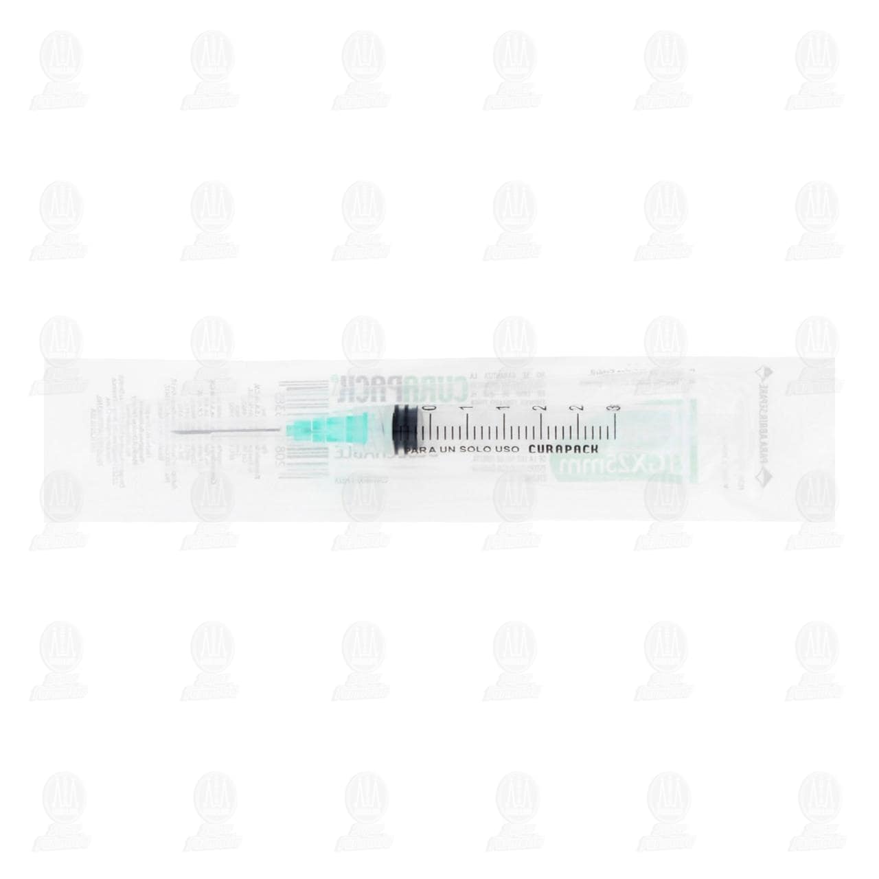 Imagen para Jeringa Curapack 3 ml (21 G x 25 mm), 1 pza.