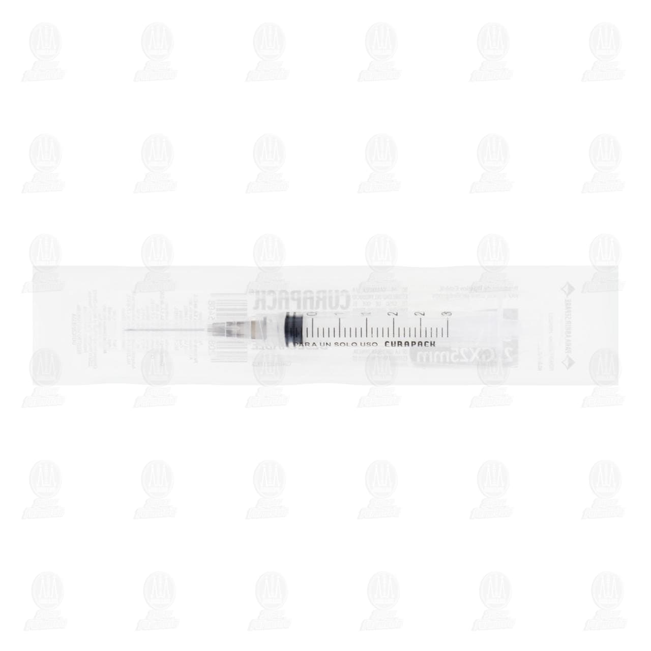 Imagen para Jeringa Curapack 3 ml (22 G x 25 mm), 1 pza.