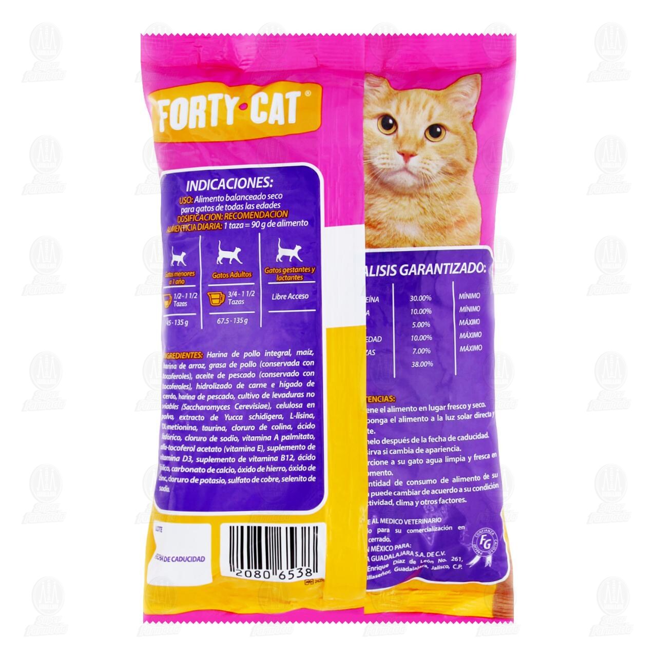 Alimento para Gatos Forty Cat para Todas las Edades, 700 gr. image number 1
