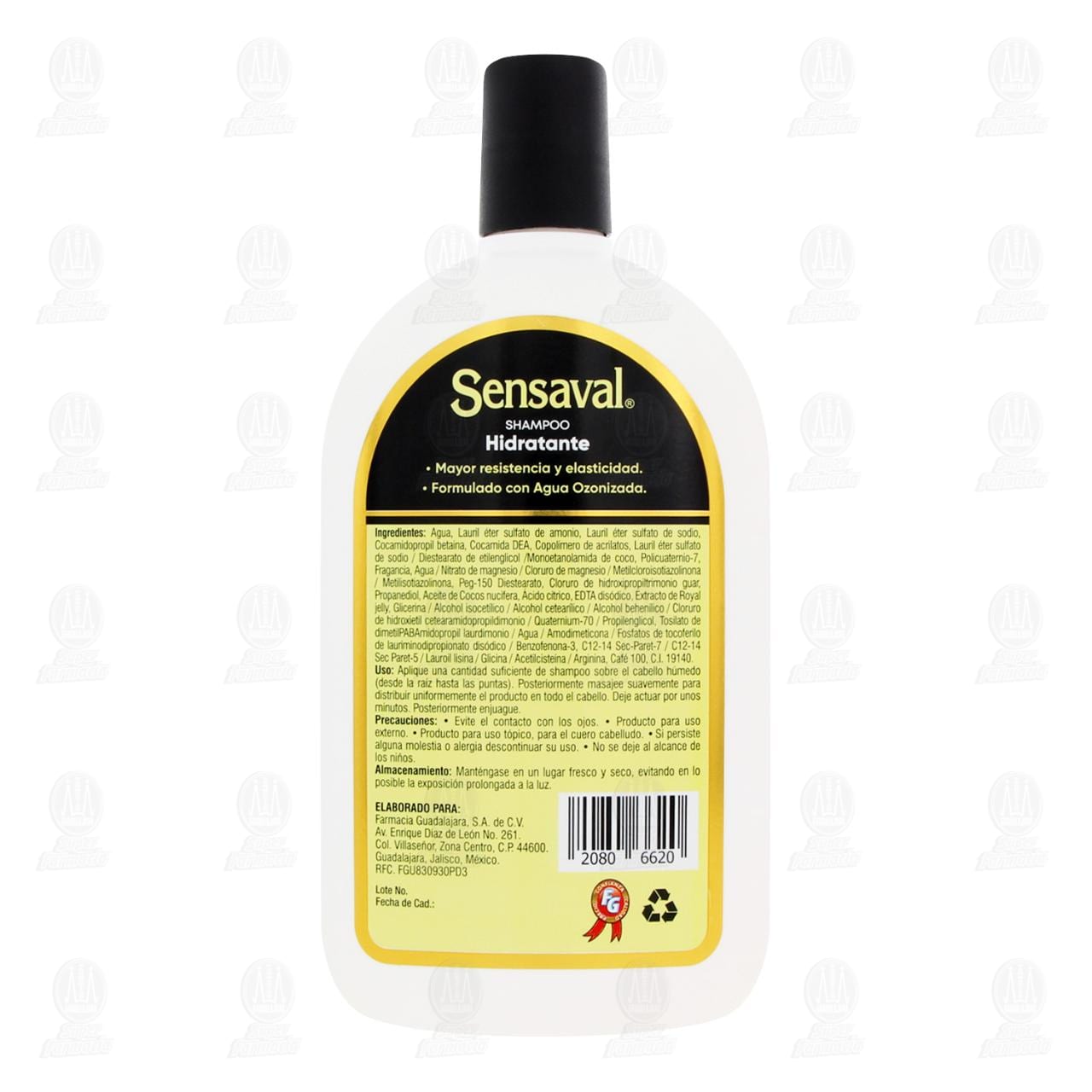 Shampoo Sensaval Hidratante, 350 ml. image number 2