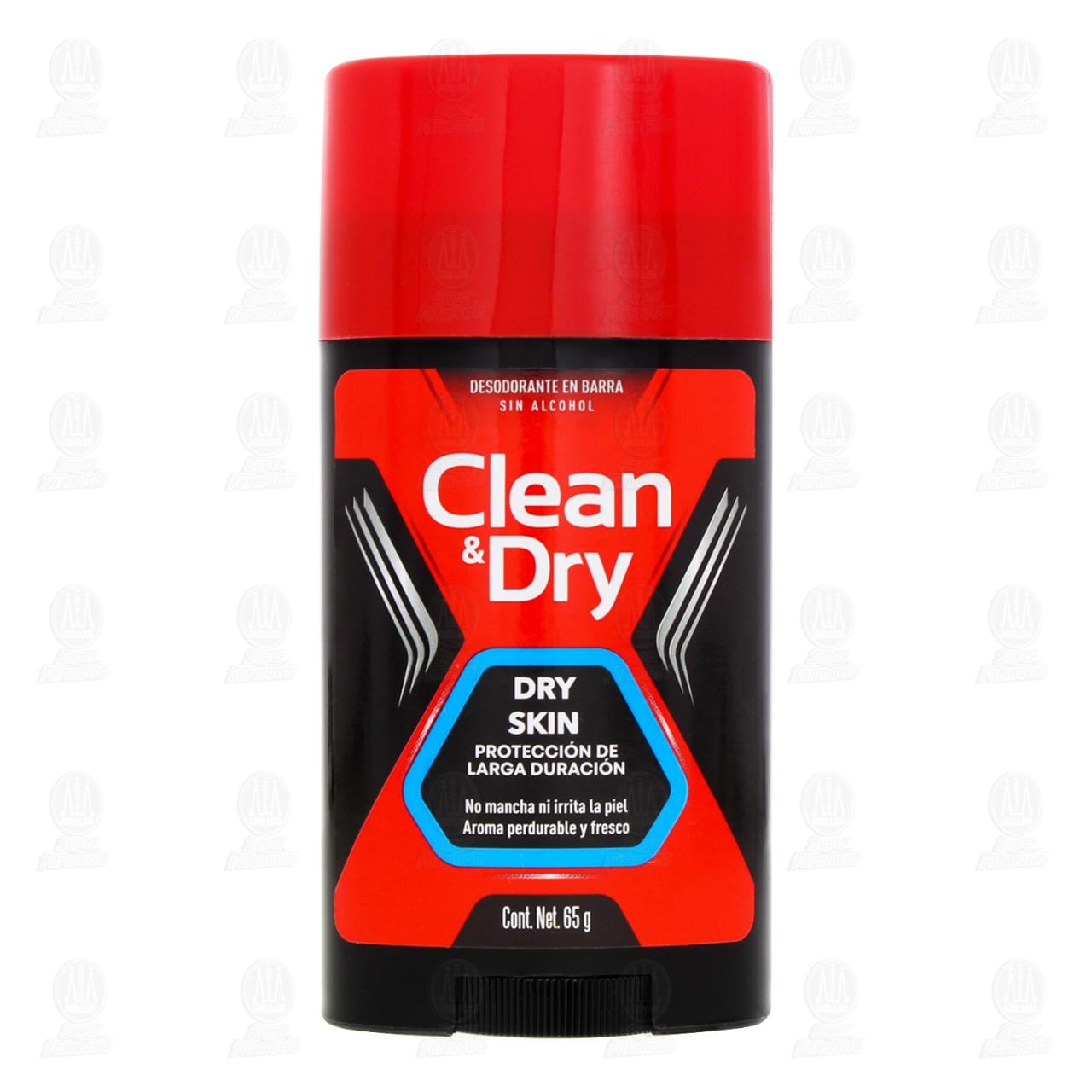 Desodorante Antitranspirante Sin Alcohol Clean & Dry Skin en Barra, 65 gr. image number 1
