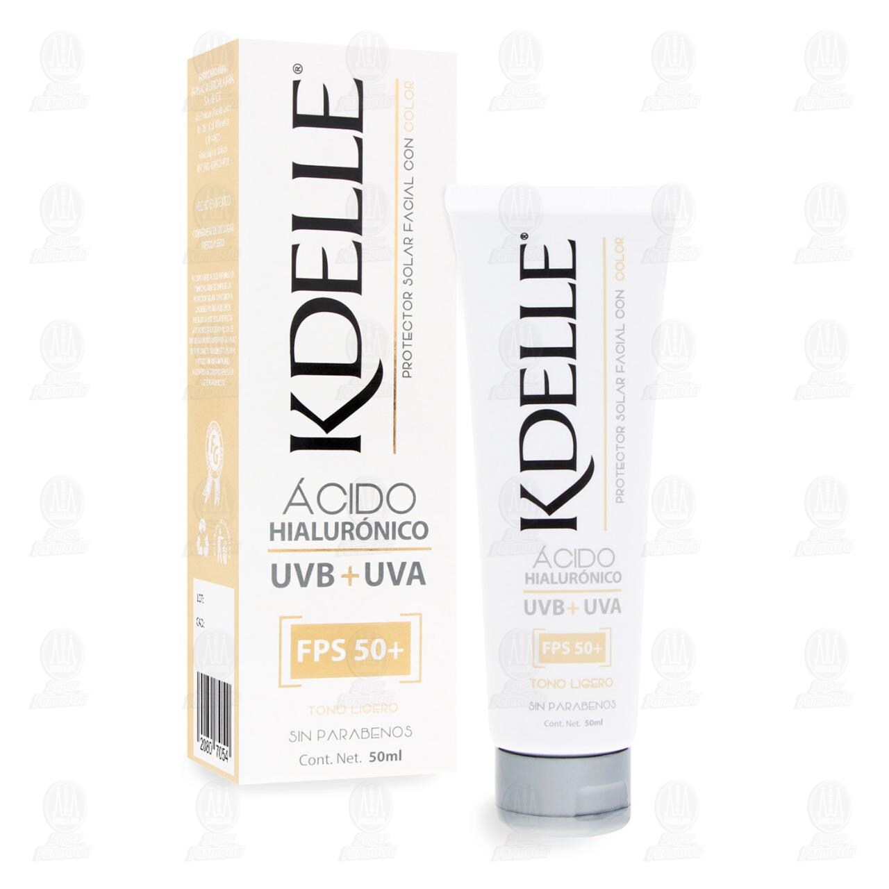 Protector Solar Facial Kdelle con Color FPS 50+, 50 ml. image number 3