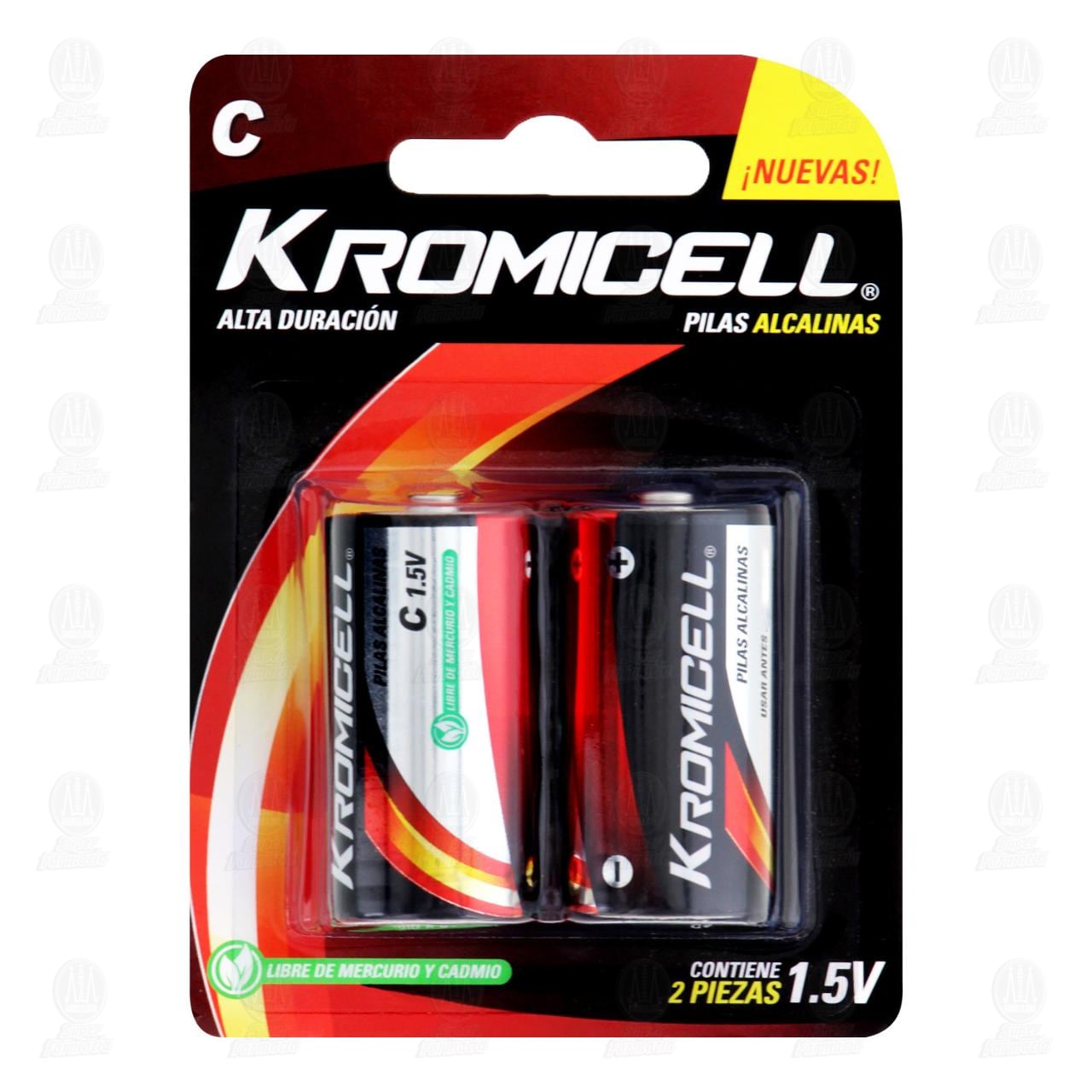 Pilas Kromicell Alcalinas C, 2 pzas. image number 0