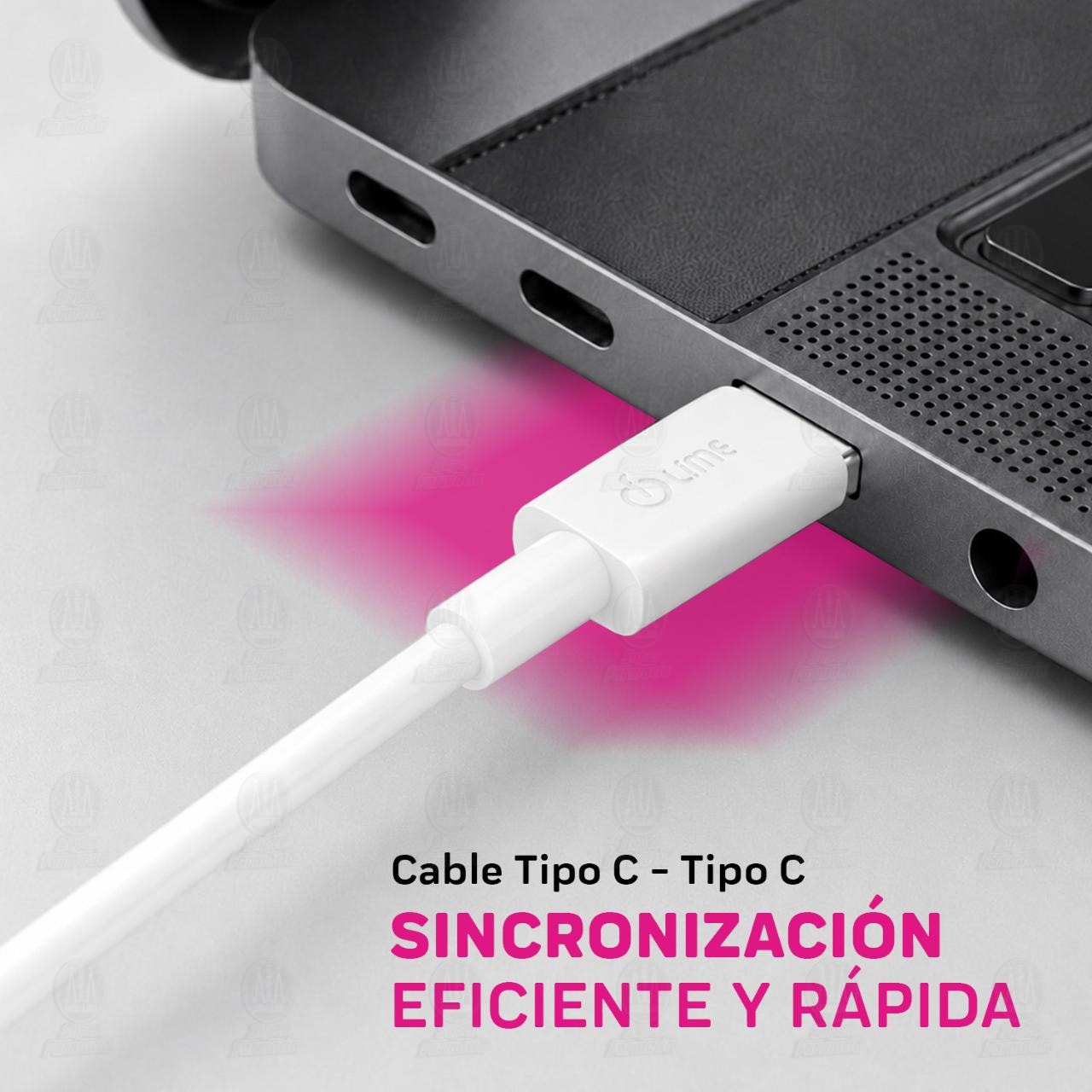 Cable Lime USB Tipo C a Tipo C, 1 pz. image number 4