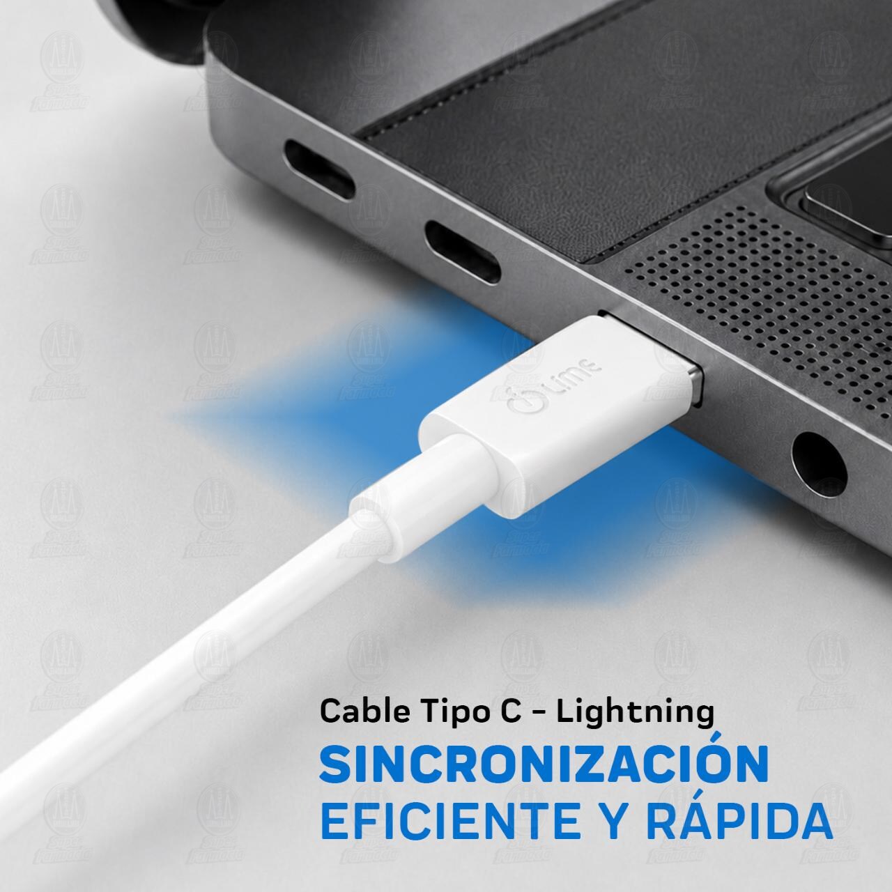 Cable Lime USB Tipo C a Lightning, 1 pz. image number 4