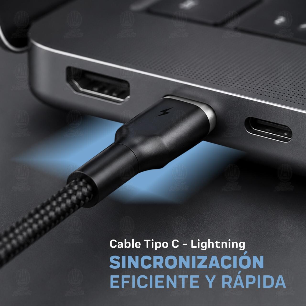 Cable Lime USB Tipo C a Lightning, 1 pz. image number 4
