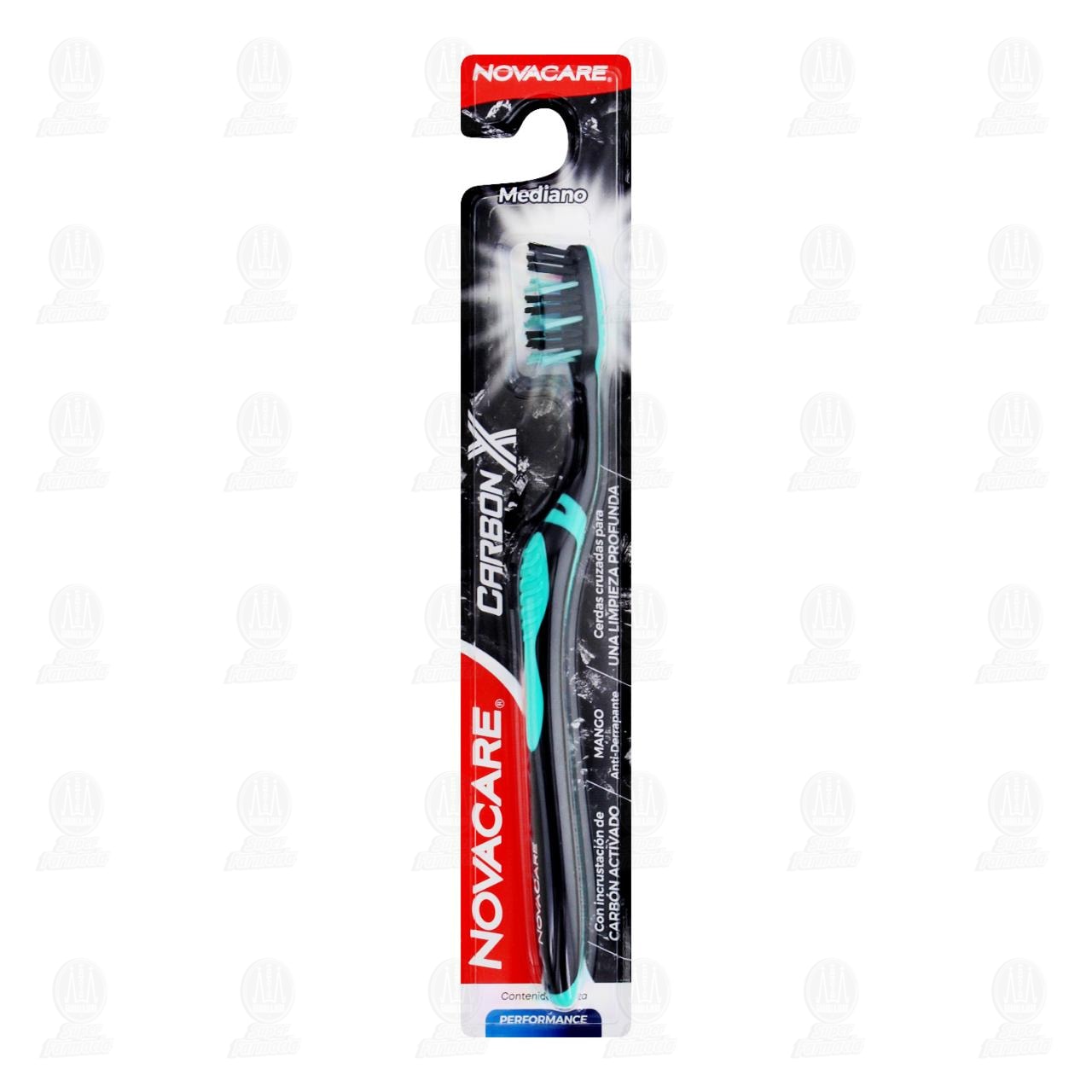 Imagen para Cepillo de Dental Novacare Carbón X mediano, 1 pz.