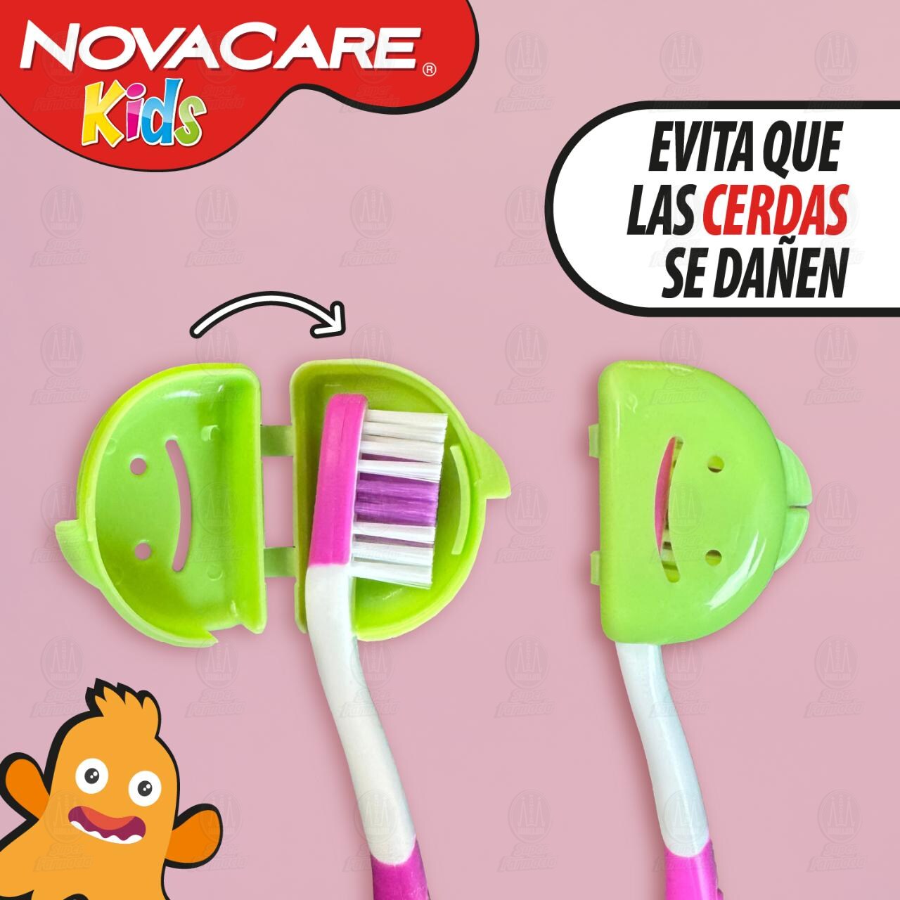 Cubiertas Protectoras Nova Care Kids para Cepillos de Dientes, 4 pzas. image number 3