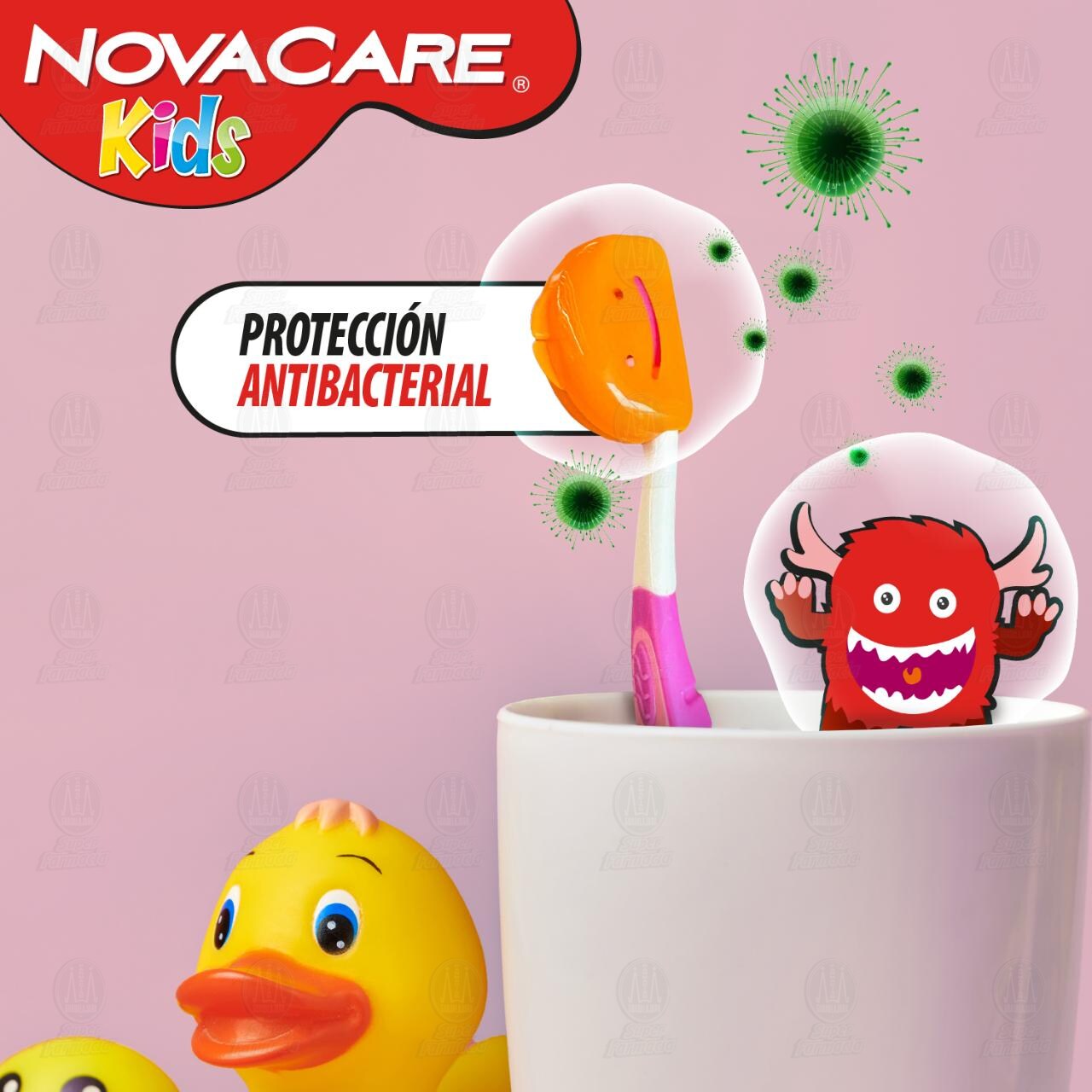 Cubiertas Protectoras Nova Care Kids para Cepillos de Dientes, 4 pzas. image number 2