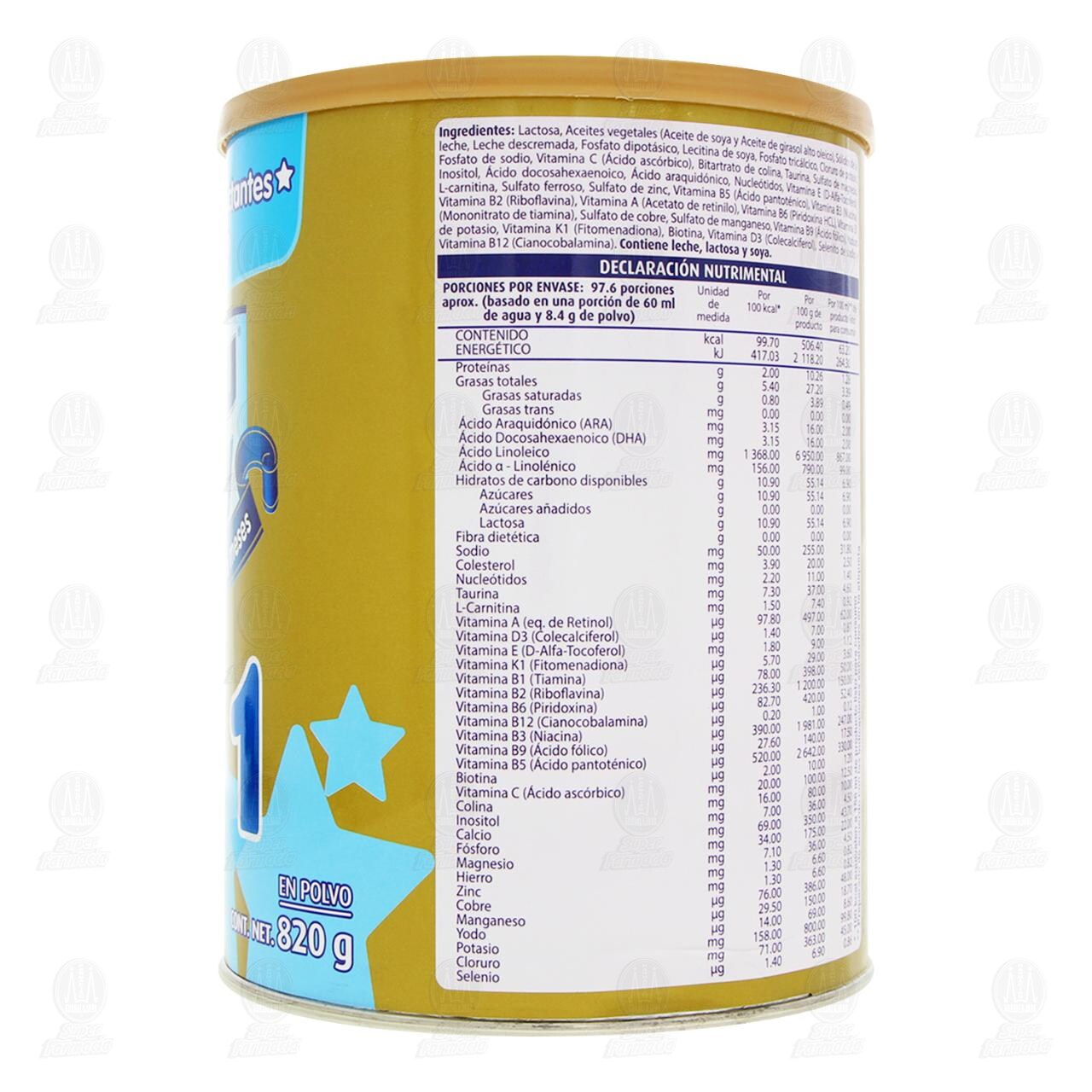 F&oacute;rmula Infantil Natu Baby 1 en Polvo (Edad 0-6 meses), 820 gr. image number 2