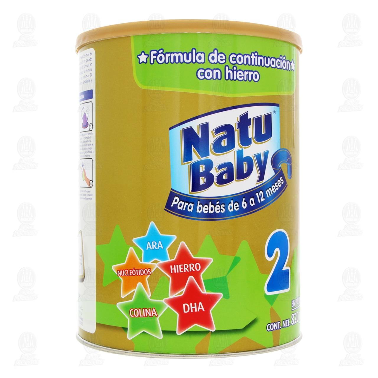 F&oacute;rmula Infantil Natu Baby 2 en Polvo (Edad 6-12 meses), 820 gr. image number 0