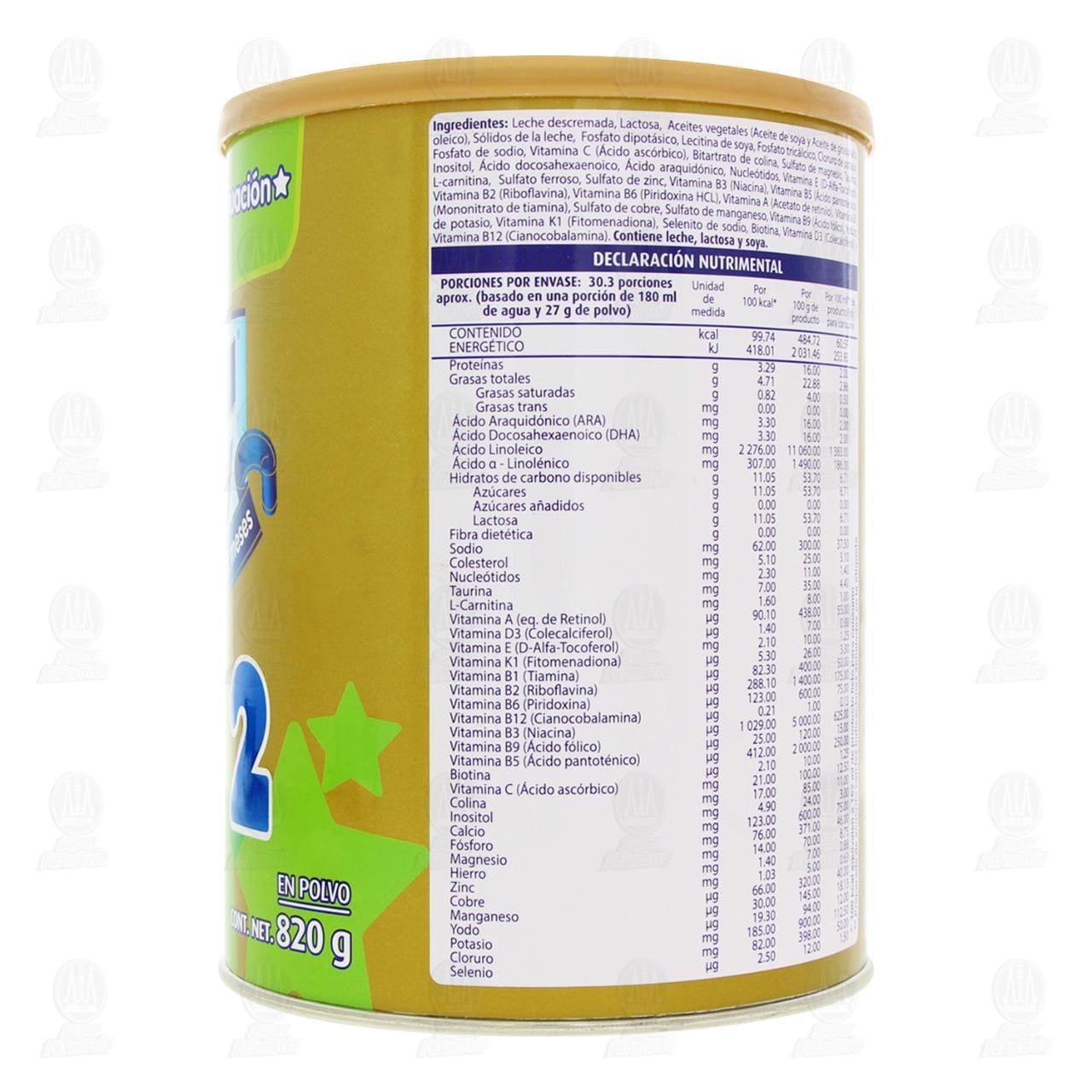 F&oacute;rmula Infantil Natu Baby 2 en Polvo (Edad 6-12 meses), 820 gr. image number 2