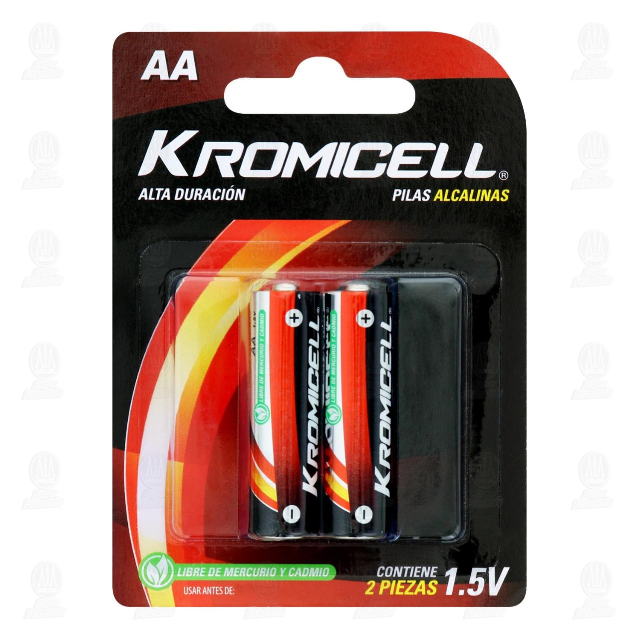 Imagen para Pilas Kromicell Alcalinas AA, 2 pzas.