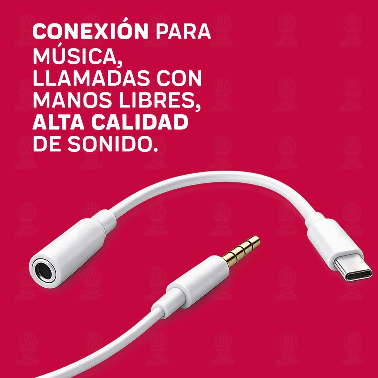 Adaptador Lime USB-C a AUX 3.5 mm, 1 pz. image number 3