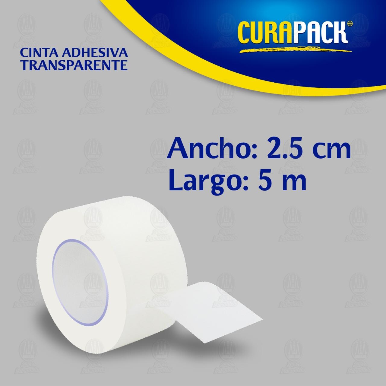 Cinta Adhesiva Curapack Transparente 2.5cm x 5m, 1 pz. image number 2