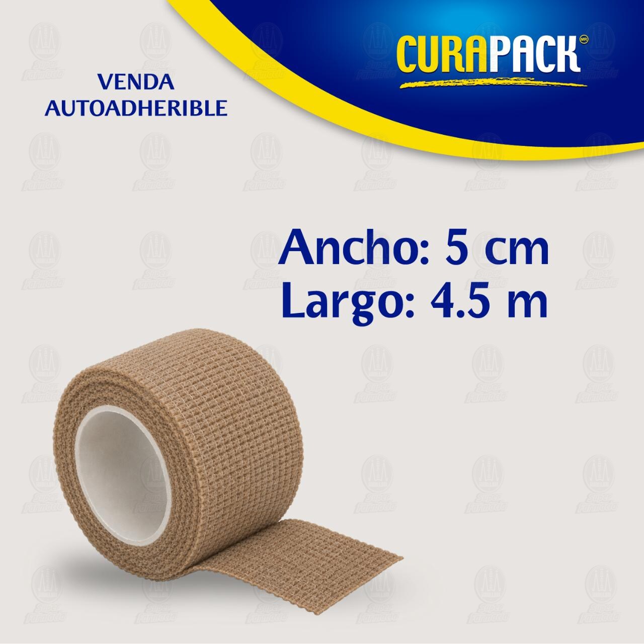 Venda Autoadherible Curapack Piel 5 cm x 4.5 m, 1 pz. image number 2