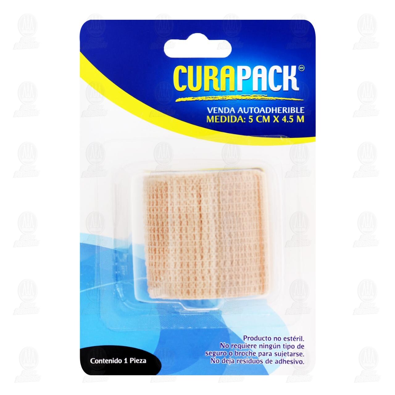 Venda Autoadherible Curapack Piel 5 cm x 4.5 m, 1 pz.