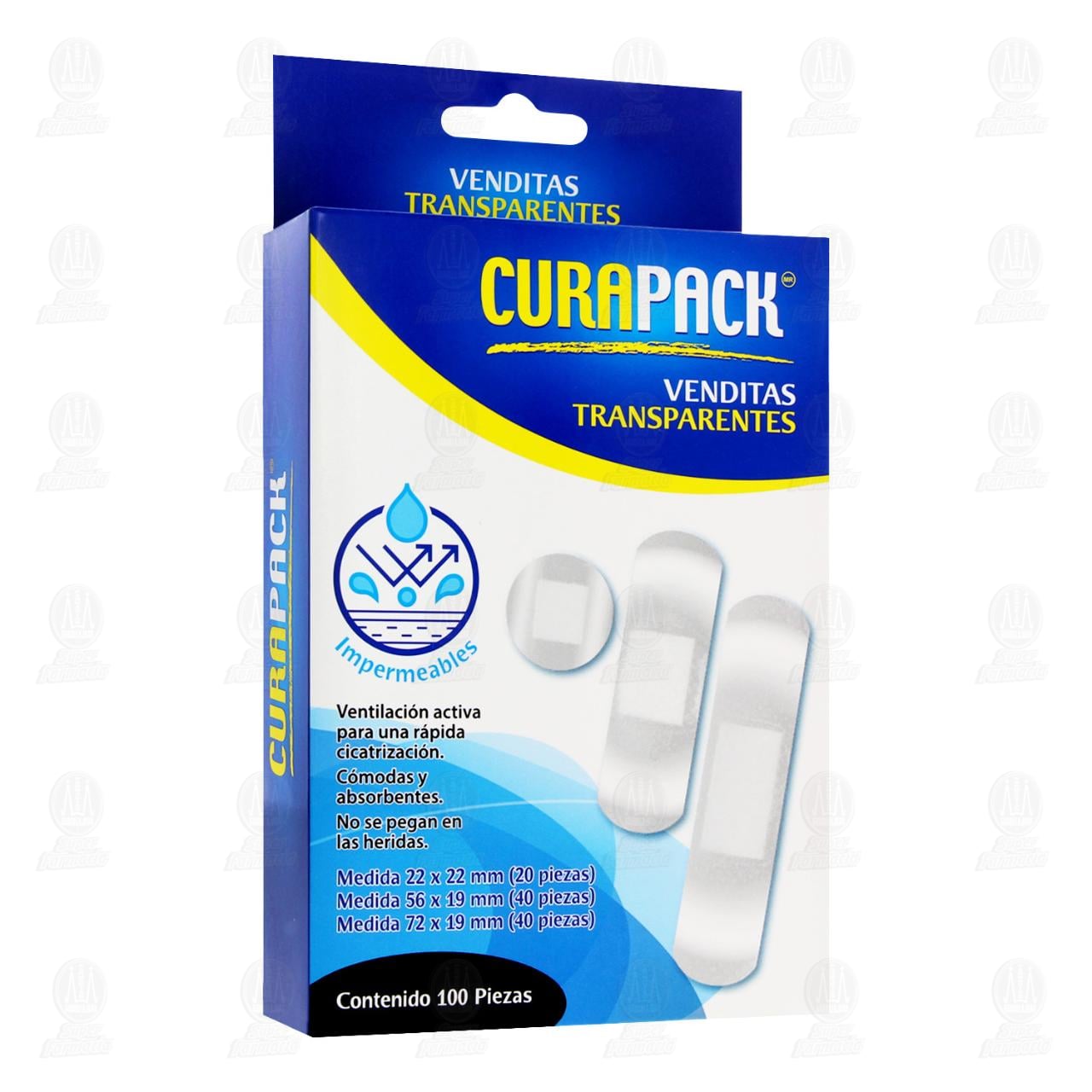 Venditas Curapack Transparentes Varios Tamaños, 100 pzas. image number 0