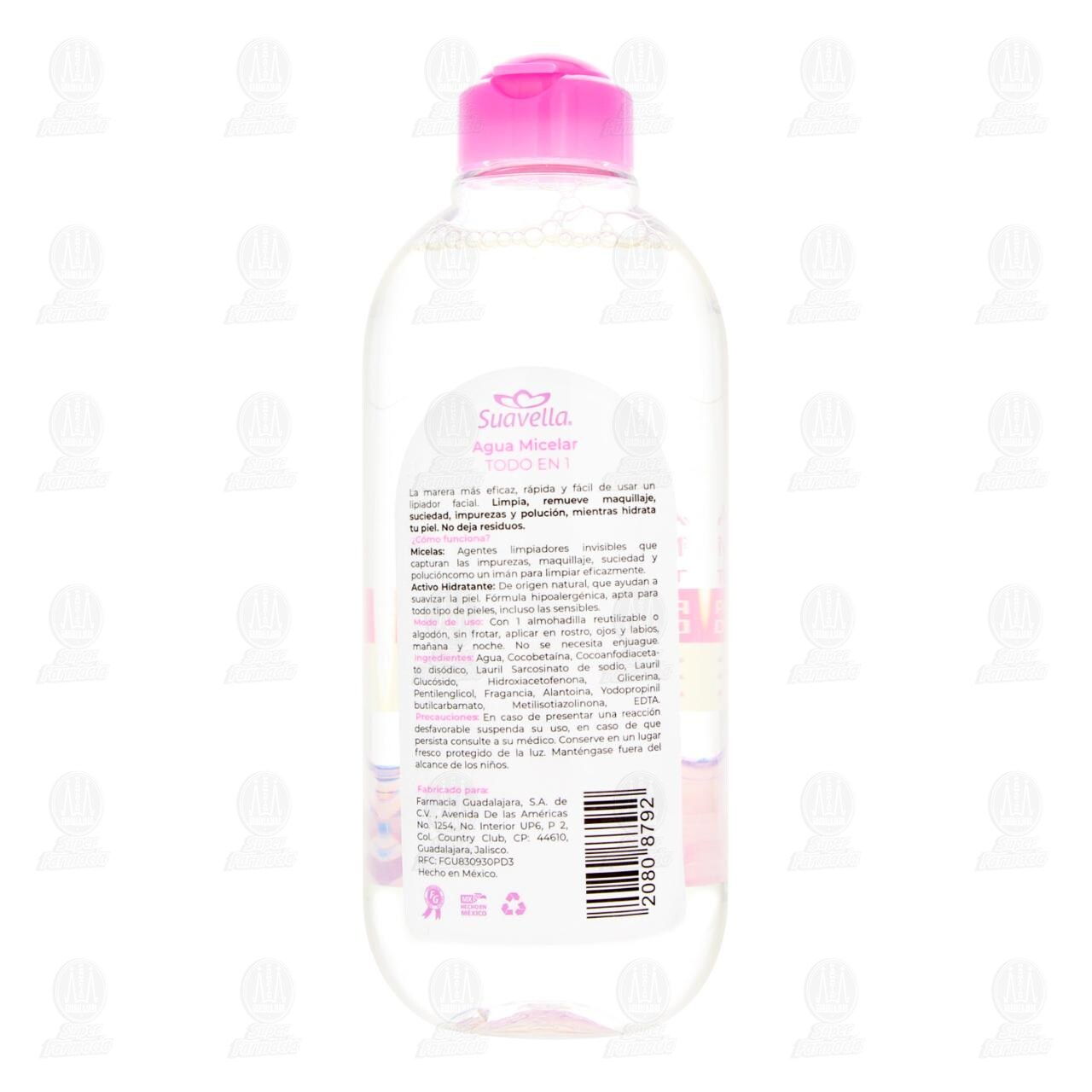 Agua Micelar Suavella todo en 1 para Todo Tipo de Piel, 400 ml. image number 2