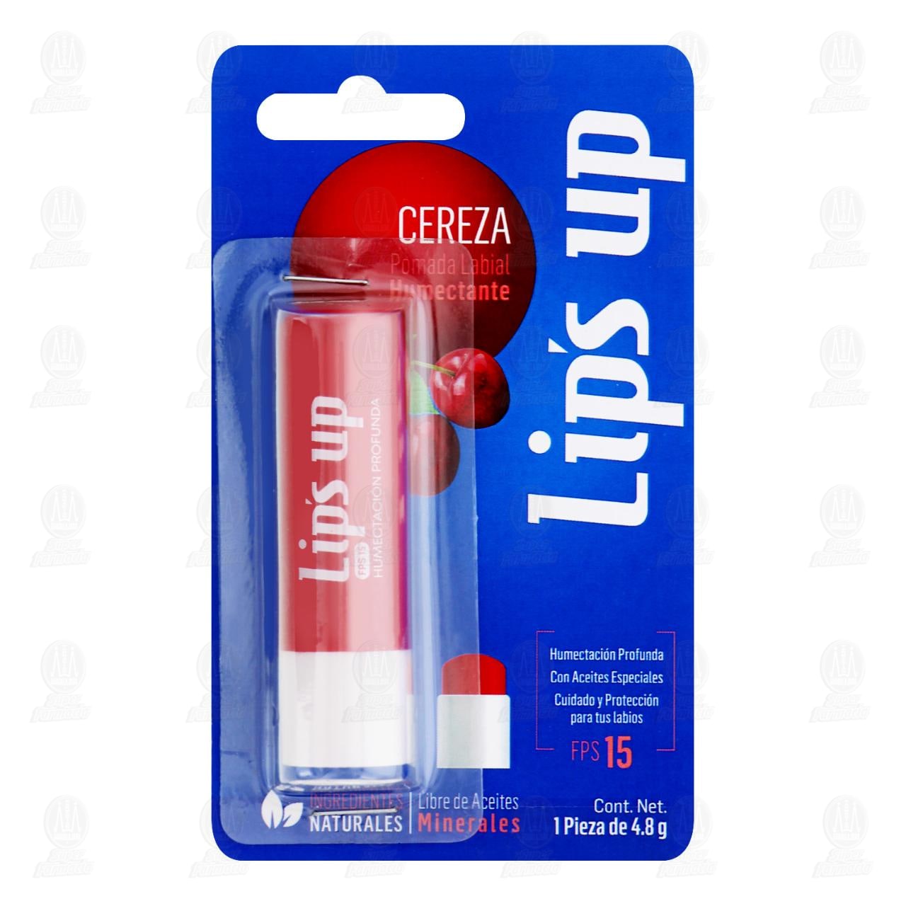 Protector Labial Lip's Up Cereza FPS 15, 4.8 gr. image number 0