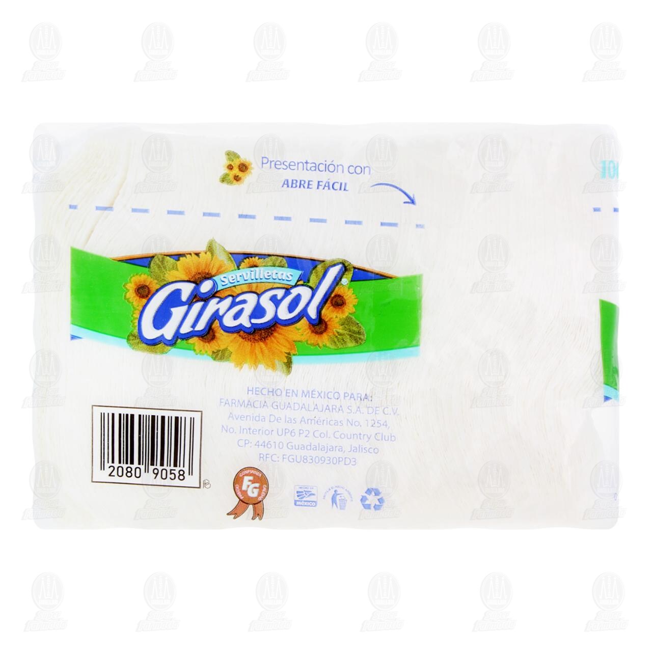 Servilletas Desechables Girasol, 100 pzas. image number 2