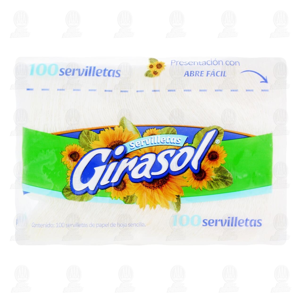 Servilletas Desechables Girasol, 100 pzas. image number 1