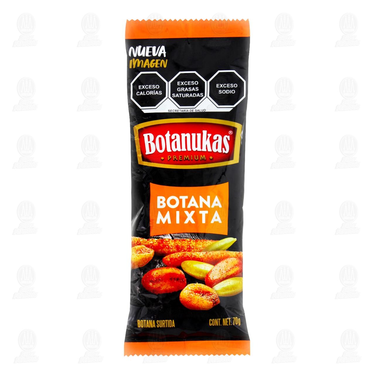 Botana Mixta Botanukas Premium, 70 gr.