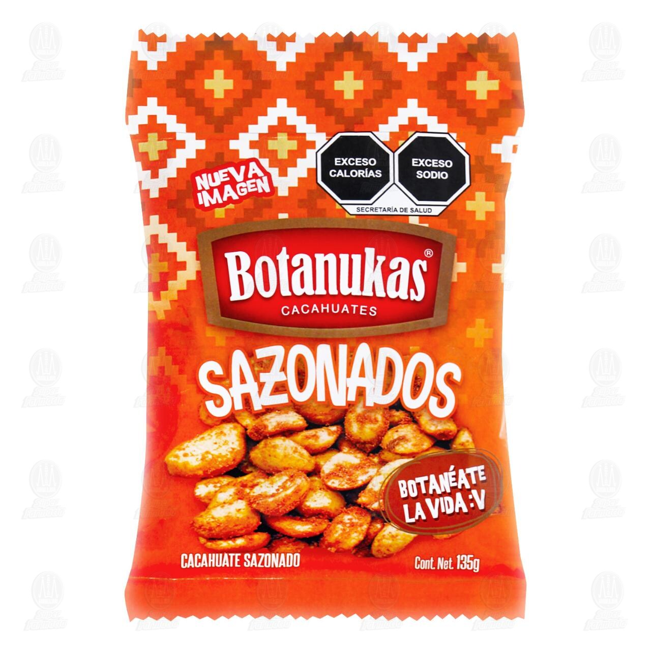 Cacahuates Botanukas Sazonados, 135 gr. image number 0