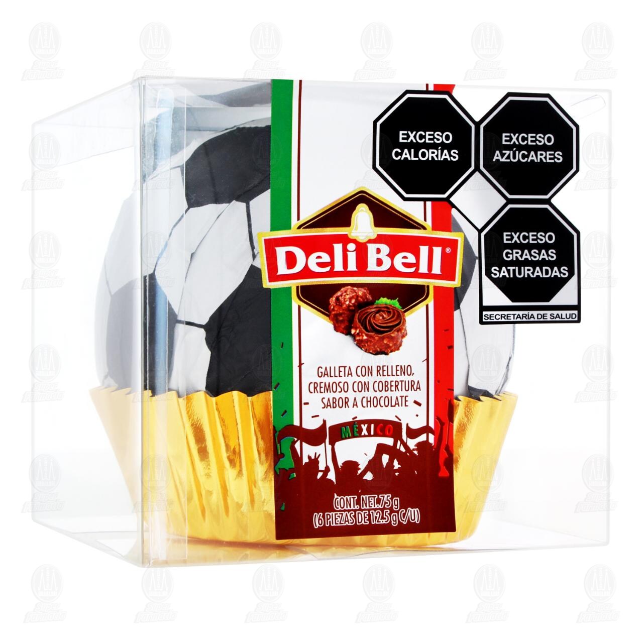 Galleta Deli Bell con Relleno Cremoso Edici&oacute;n Especial M&eacute;xico, 75 gr.