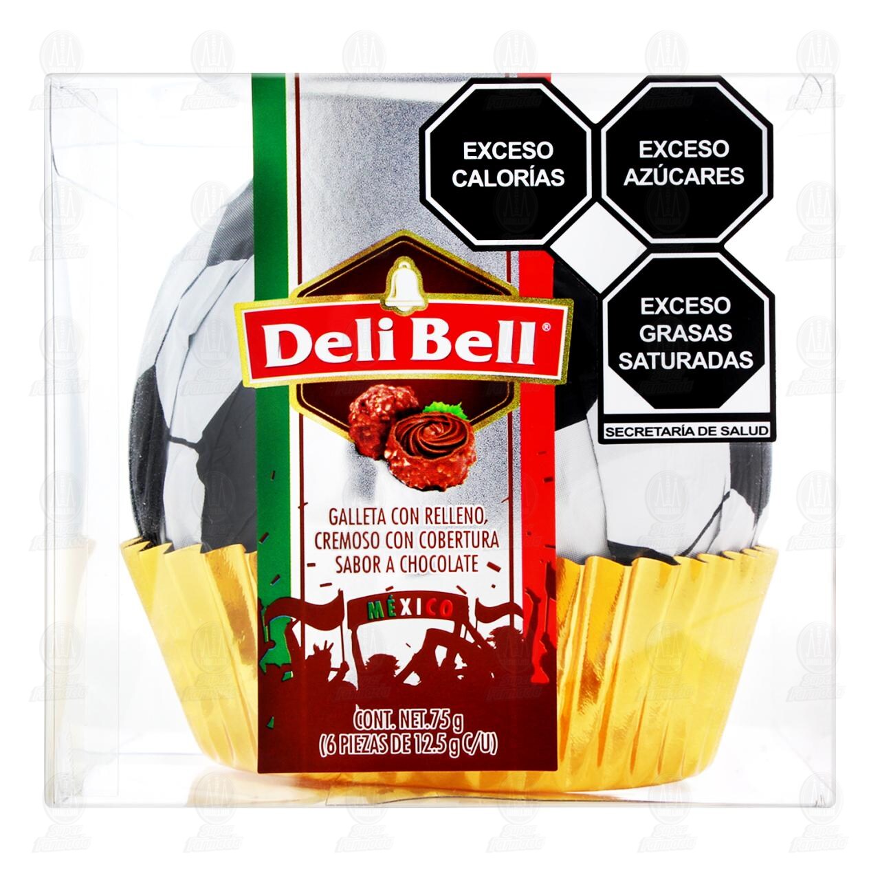 Galleta Deli Bell con Relleno Cremoso Edici&oacute;n Especial M&eacute;xico, 75 gr. image number 1