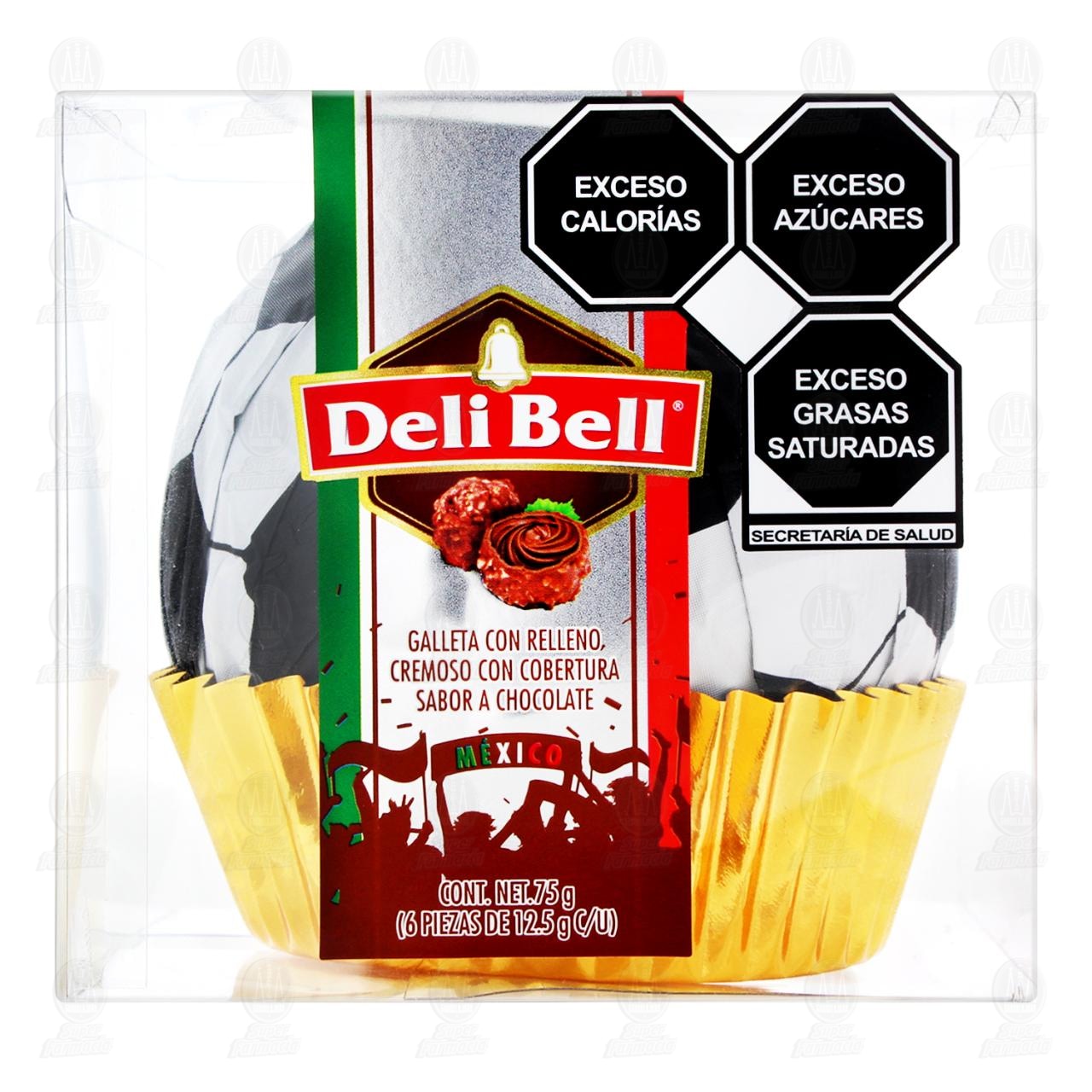 Galleta Deli Bell con Relleno Cremoso Edici&oacute;n Especial M&eacute;xico, 75 gr. image number 1