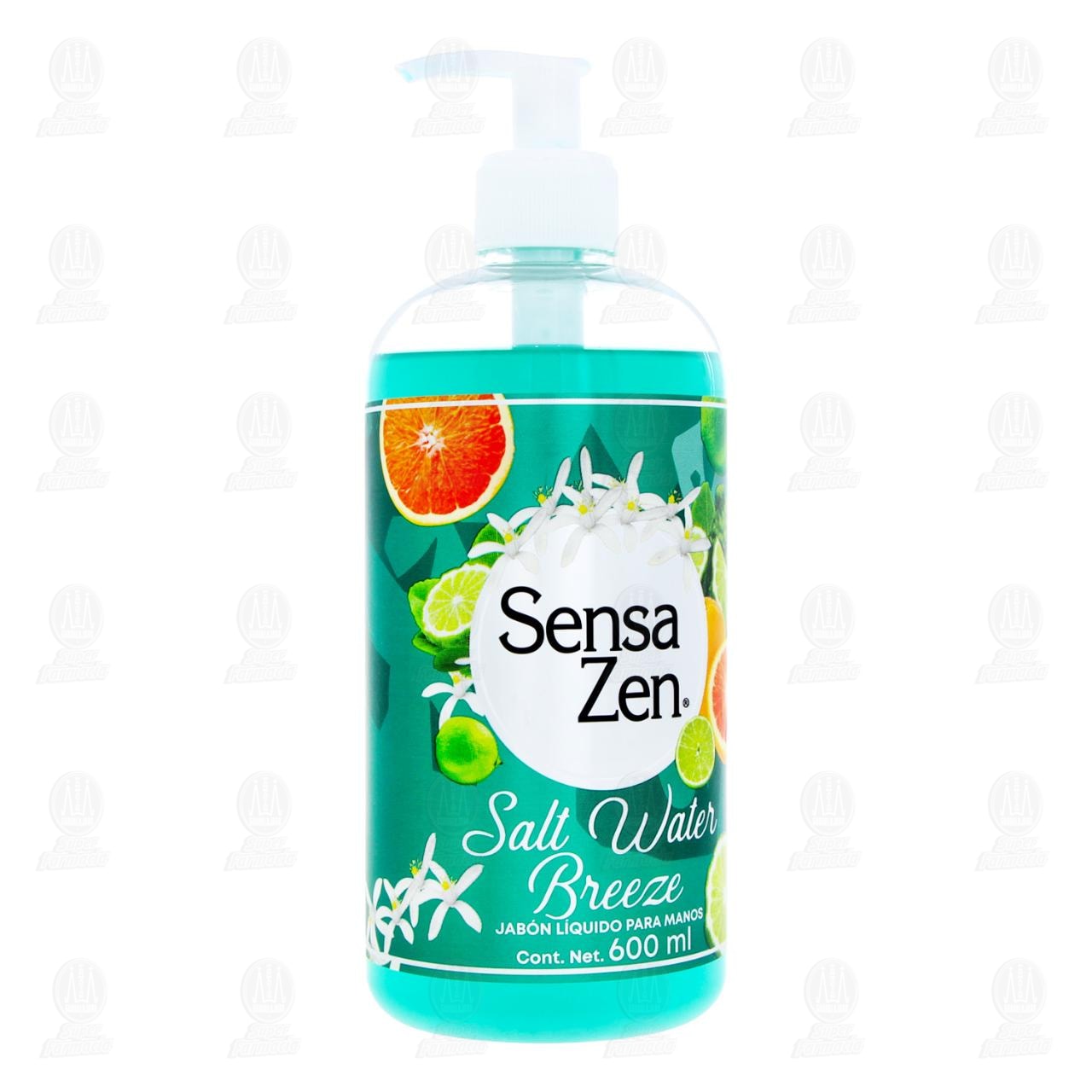Jab&oacute;n L&iacute;quido para Manos Sensa Zen Antibacterial Salt Water Breeze, 600 ml. image number 0