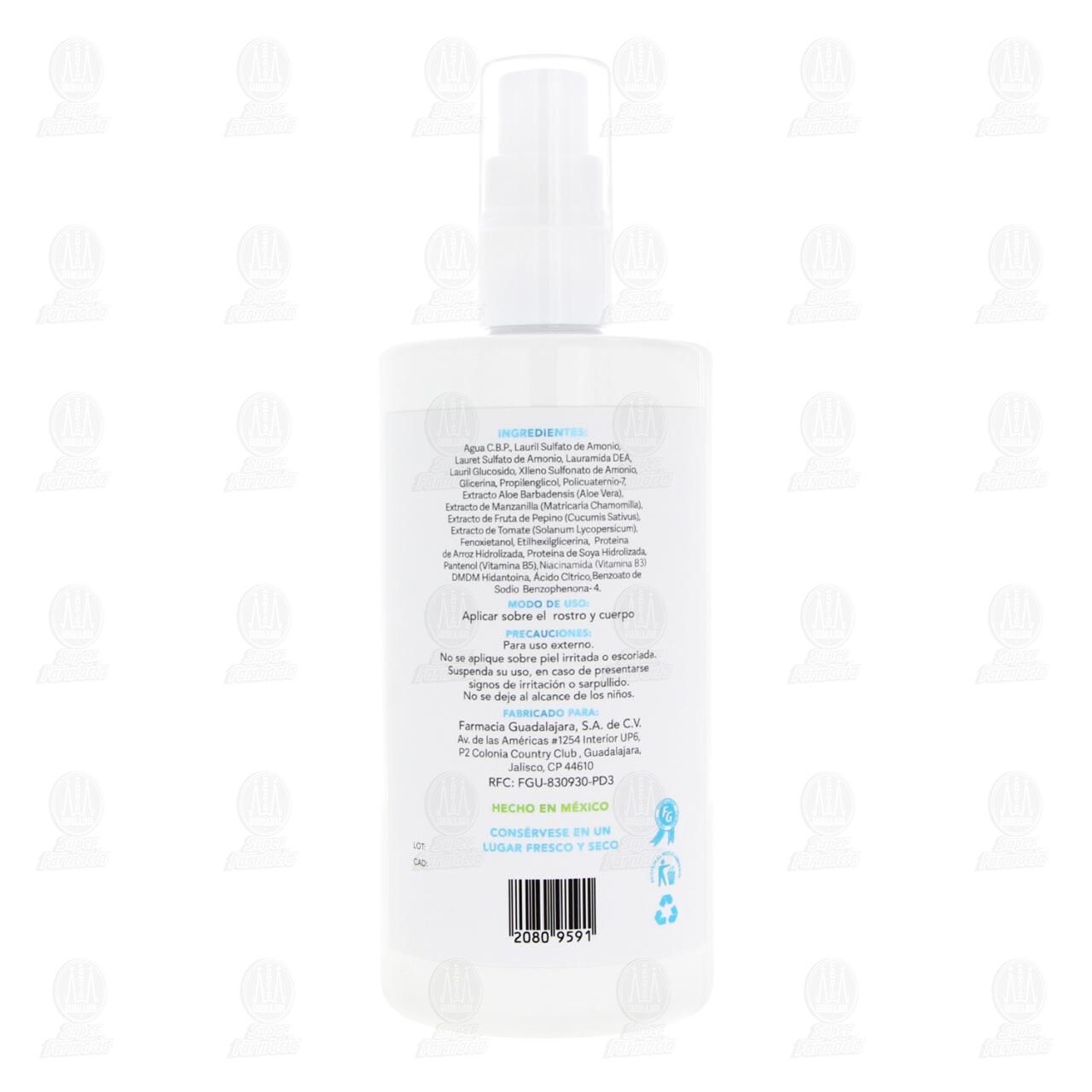 Gel Limpiador Facial Kdelle Espumoso Vitamina B3 y Vitamina B5, 500 ml. image number 2