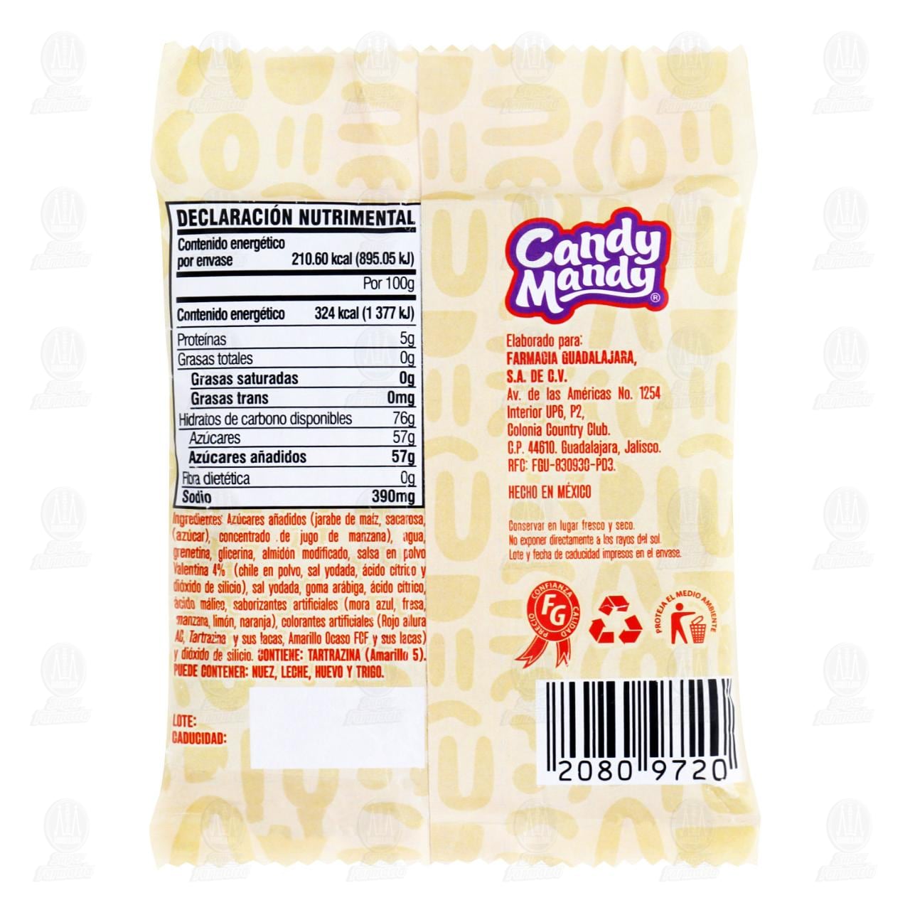 Ositos de Gomita Candy Mandy con Valentina, 65 gr. image number 1