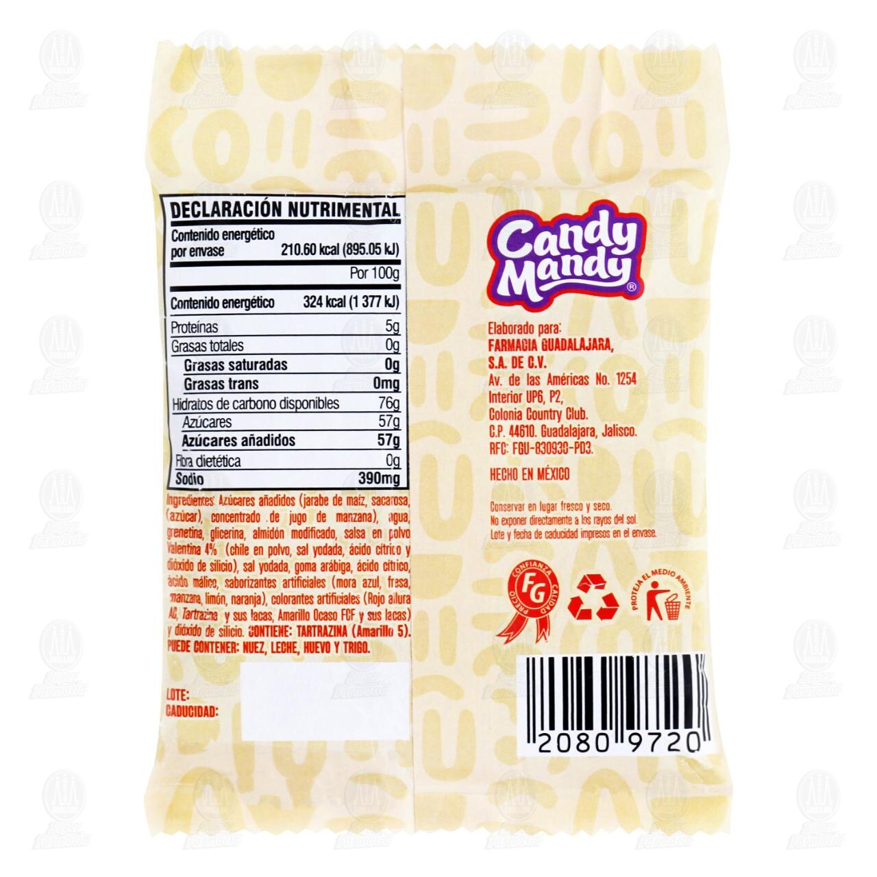Ositos de Gomita Candy Mandy con Valentina, 65 gr. image number 1