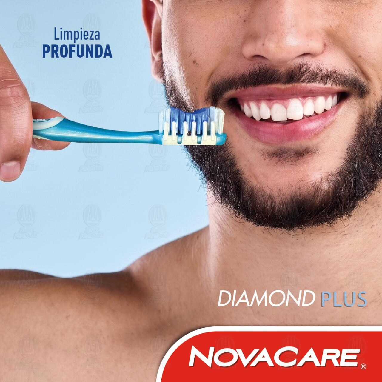 Cepillo Dental NovaCare Diamond Plus Medio 2 Pack, 2 pzas. image number 3