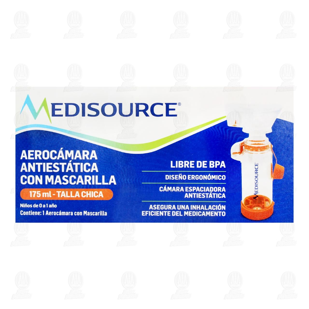 Aeroc&aacute;mara Antiest&aacute;tica Medisource con Mascarilla Talla Chica, 1 pz. image number 1