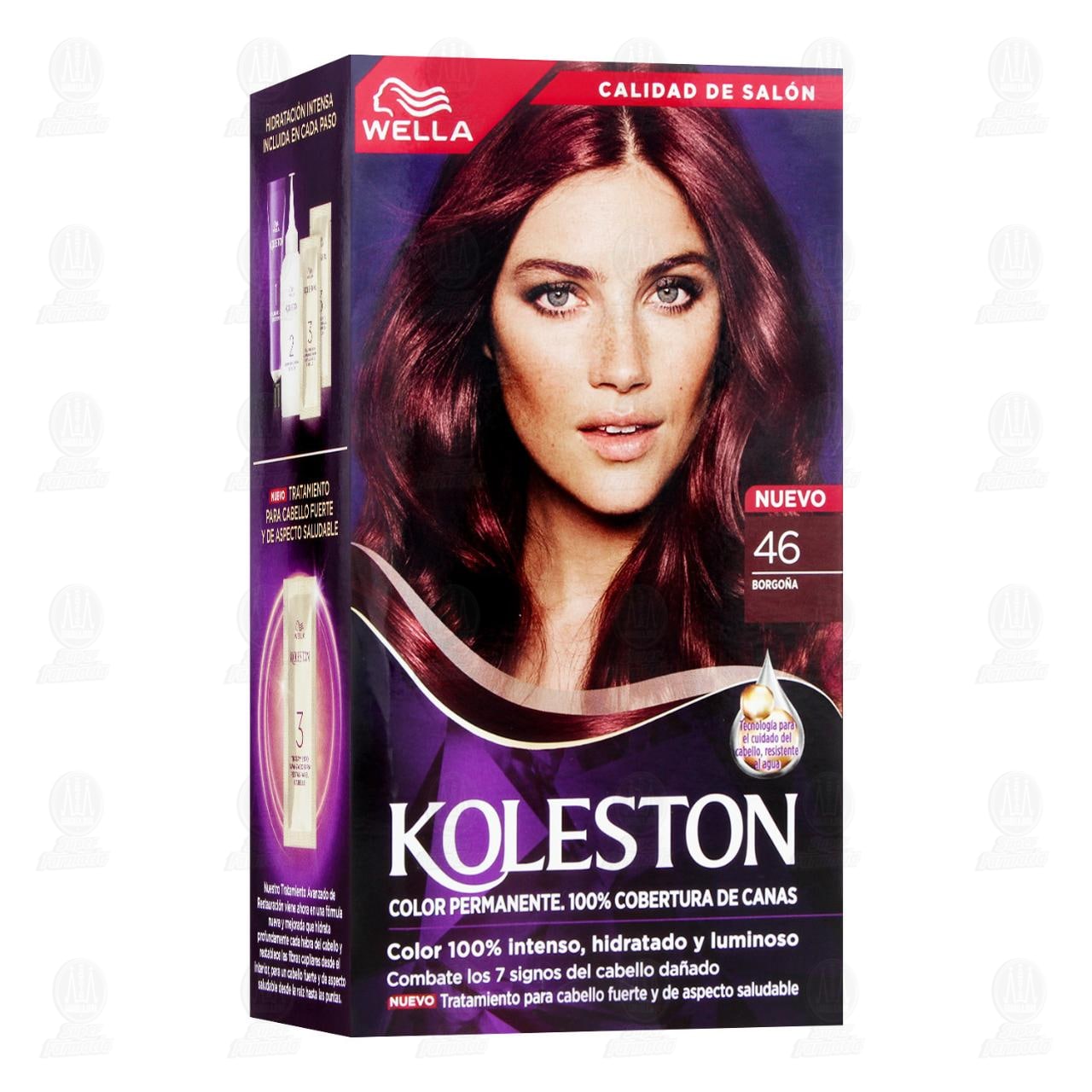 Imagen para Tinte Koleston en Crema Color Borgoña (46), 8 pzas.