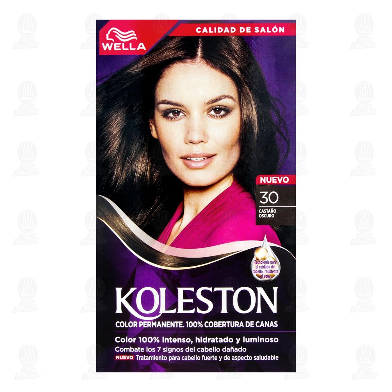 Tinte Koleston en Crema Color Casta&ntilde;o Oscuro (30), 1 pz. image number 1