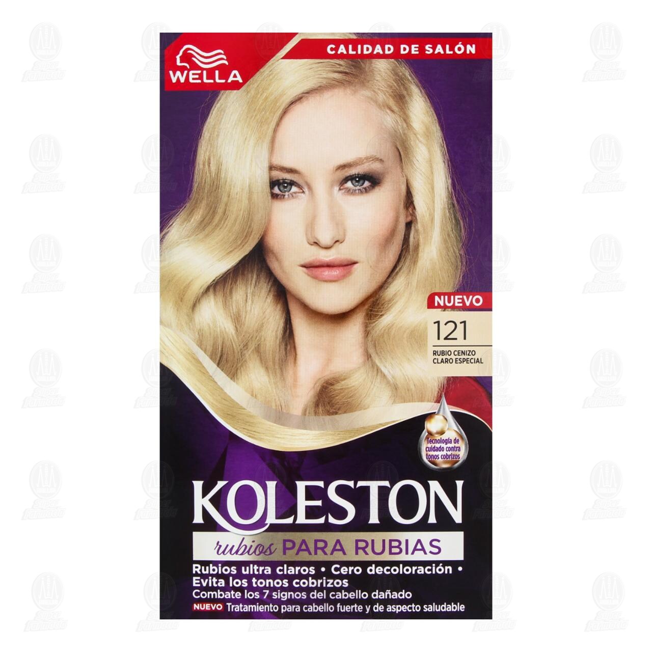 Tinte Koleston en Crema Color Rubio Cenizo Claro Especial (121), 1 pz. image number 1