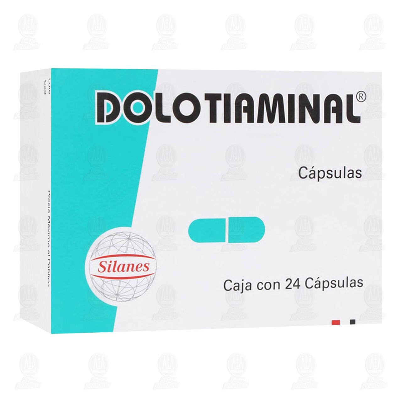 Dolo Tiaminal, 24 Cápsulas. image number 0