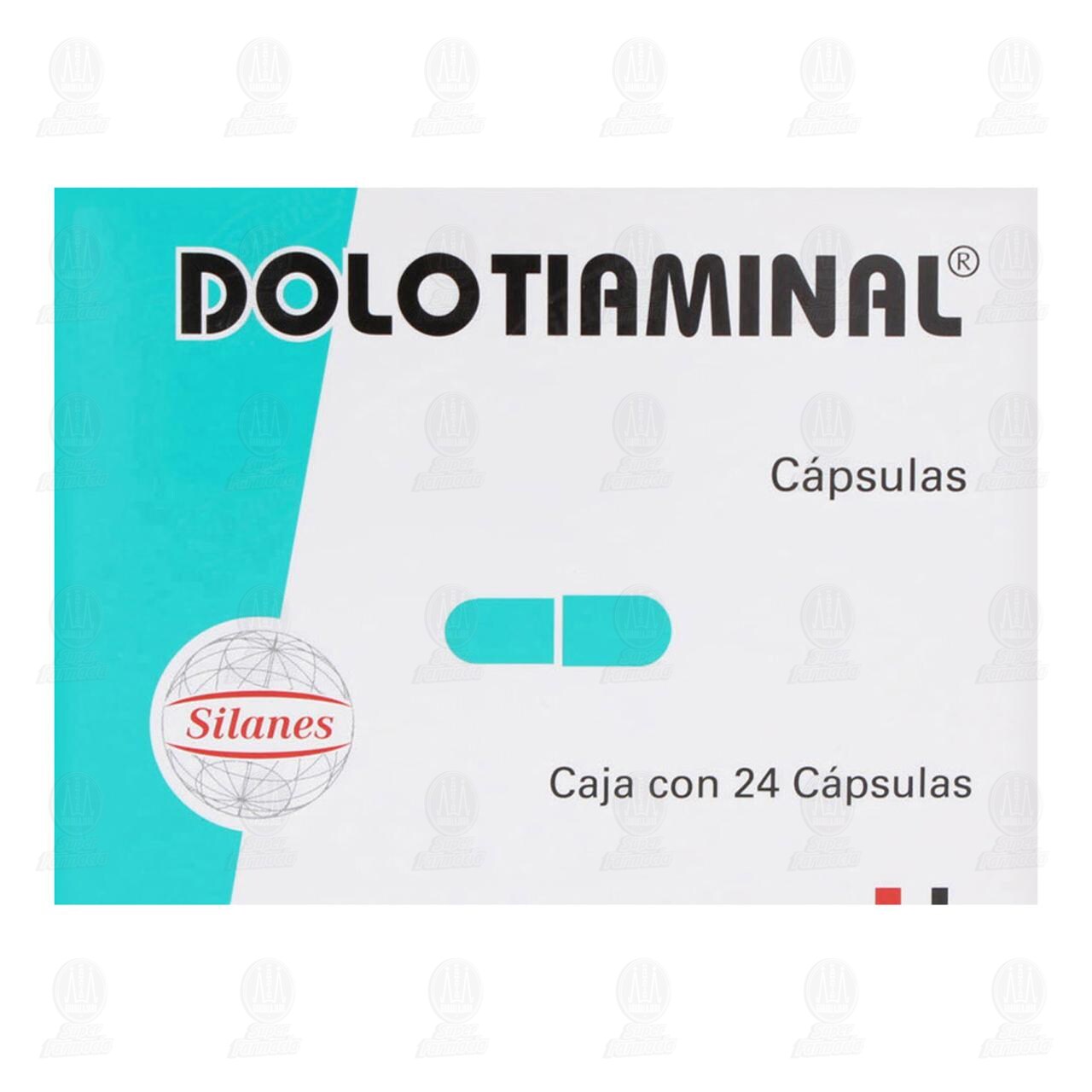 Dolo Tiaminal, 24 Cápsulas. image number 1