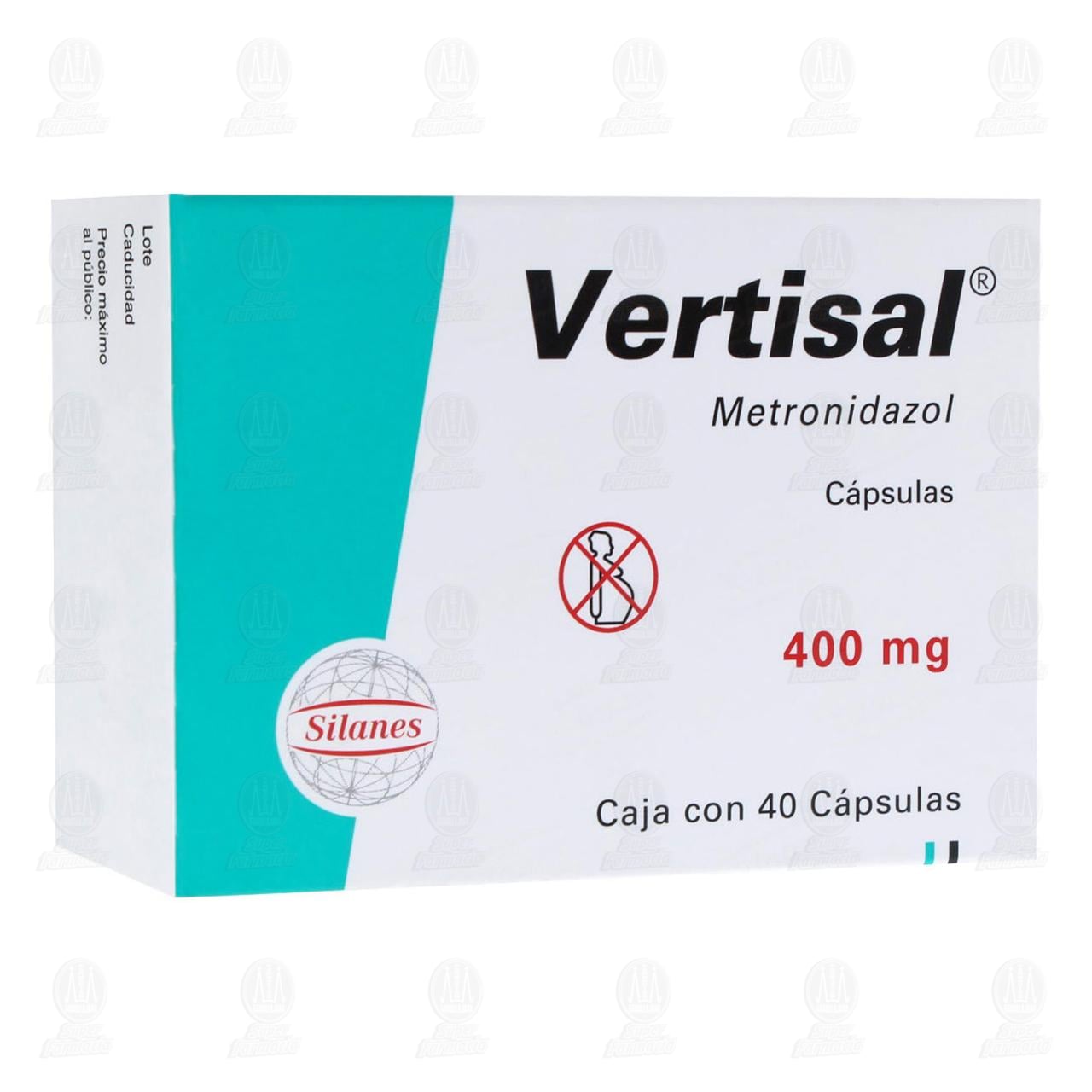 Imagen para Vertisal 400 mg, 40 Cápsulas.