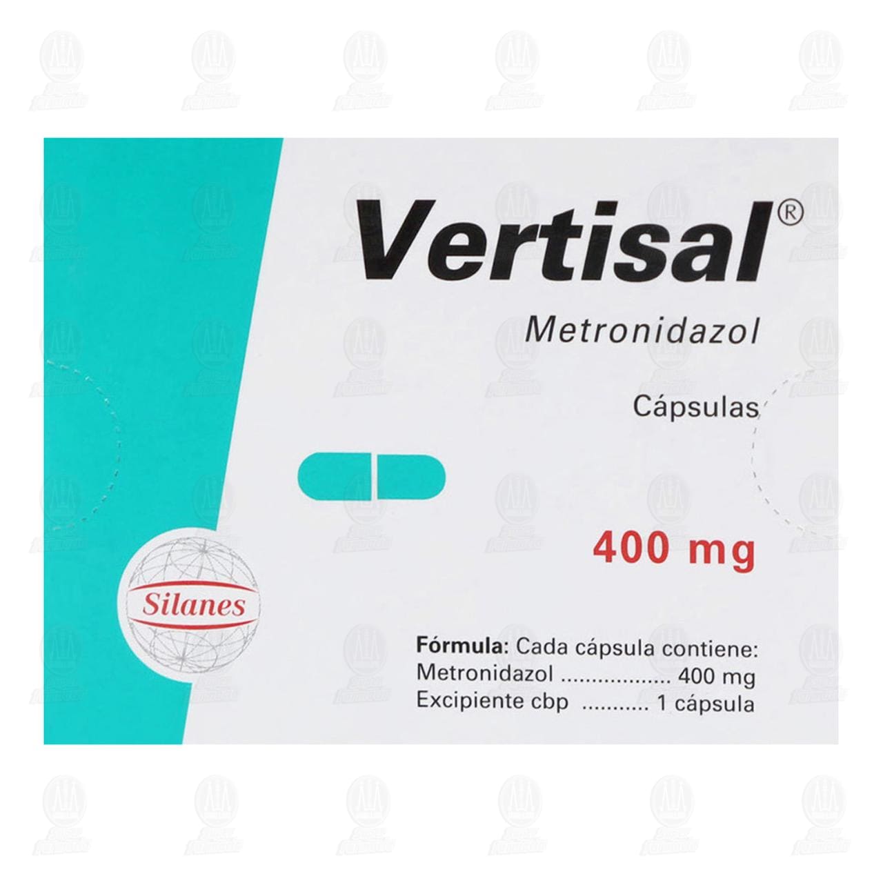 Vertisal 400 mg, 40 C&aacute;psulas. image number 2